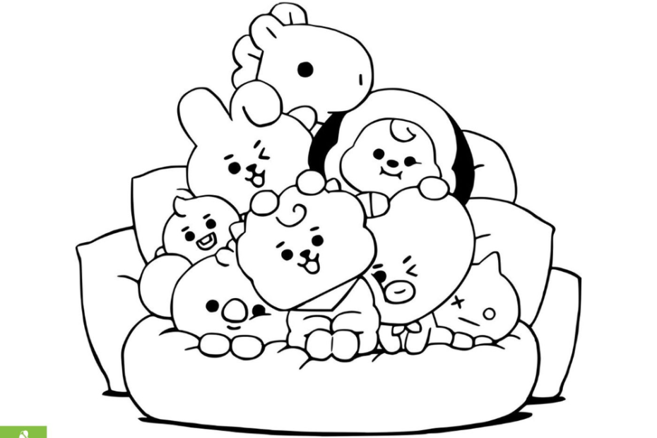 Tranh Tô Màu Bt21 Cho Bé - Tổng Hợp Hàng Ngàn Hình Tô Màu Đẹp - Jadiny |  Gấu Koala, Alpacas, Koalas