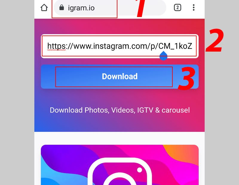 Video] Cách Tải Ảnh Trên Instagram Về Điện Thoại Chưa Đầy 30 Giây -  Thegioididong.Com