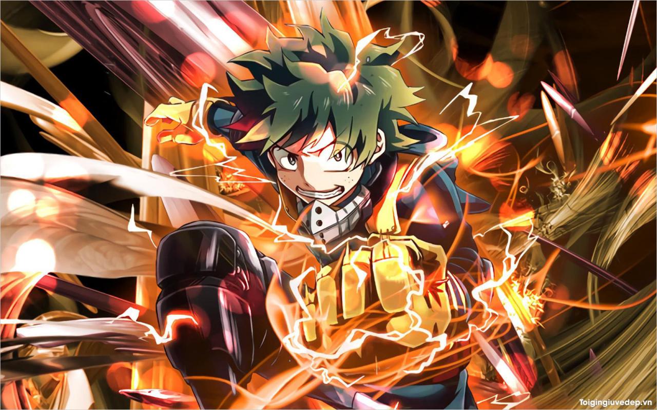 Hình Ảnh Deku Ngầu, Cute Trong Hero Academia Anime Đẹp