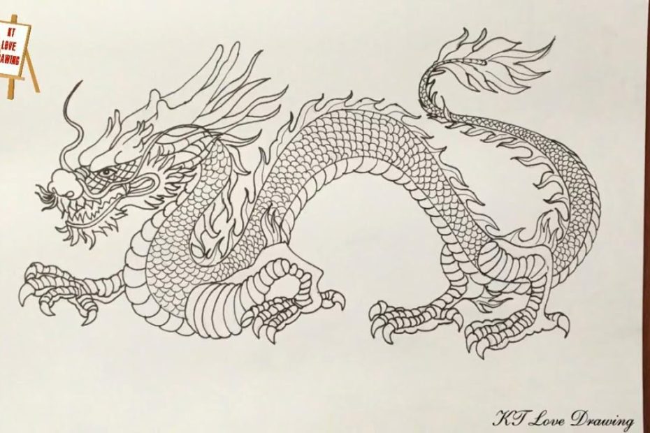 Vẽ Con Rồng / Vẽ Rồng / How To Drawing A Dragon - Youtube