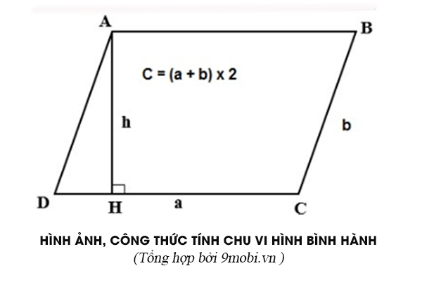 Cách Tính Chu Vi Hình Bình Hành, Bài Tập Tính Chu Vi Hình Bình Hành Lớ