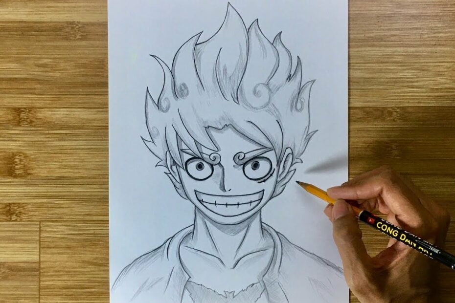 How To Draw Luffy Gear 5 - One Piece - Easy Anime Drawing #472 | Cong Dan  Art - Youtube