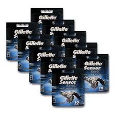 Amazon.Com: Gillette Sensor Excel Men'S Razor Blade Refills, 10 Count :  Beauty & Personal Care