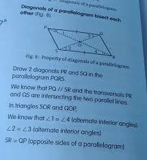 Question 2 - Show That If Diagonals Of A Quadrilateral Bisect