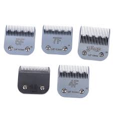 Amazon.Com: Dog Grooming Clipper Replacement Blades Compatible With Andis  Pet Clipper/Oster A5/Wahl Km Series Dog Clipper,Ceramic Blade & Stainless  Steel Blade(10+30+40+5Fc+7Fc)