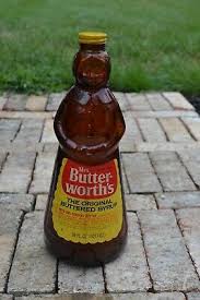 Mrs Butterworth'S Glass Bottle Vintage The Original Buttered Syrup 24 Oz |  Ebay