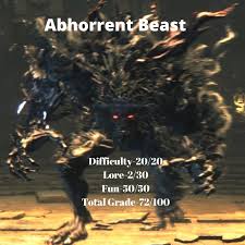 Abhorrent Beast | Bloodborne Wiki